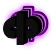 💜 Эмодзи «Purple neon font» для Telegram