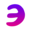 💜 Эмодзи «Фиолетовые буквы с градиентом» для Telegram