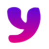 💜 Эмодзи «Фиолетовые буквы с градиентом» для Telegram