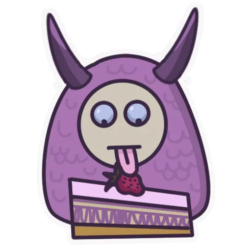 Стикерпак Purple для Telegram