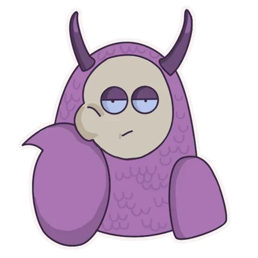 😗 Стикер «Purple» для Telegram