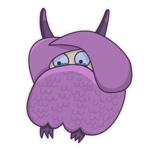 😌 Стикер «Purple» для Telegram