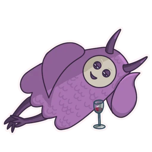 😙 Стикер «Purple» для Telegram
