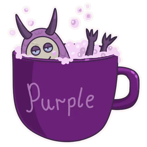 😙 Стикер «Purple» для Telegram