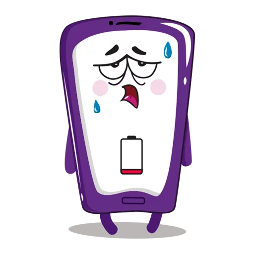 😰 Стикер «Purple Mood» для Telegram