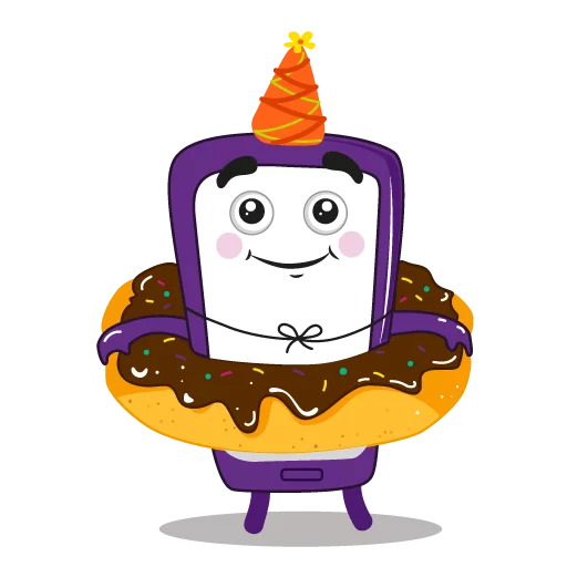 🎉 Стикер «Purple Mood» для Telegram