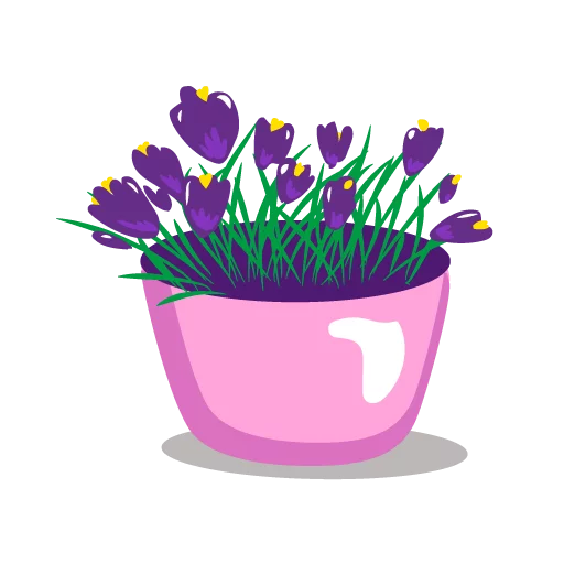 💐 Стикер «Purple Mood» для Telegram
