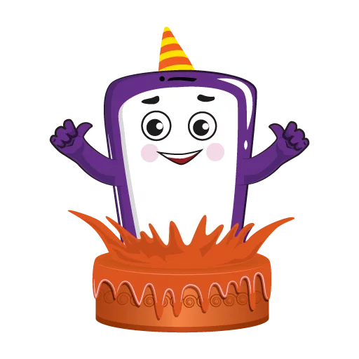 👍 Стикер «Purple Mood» для Telegram