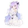 🤍 Эмодзи «Purple Фиолетовый» для Telegram