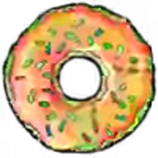 🍩 Эмодзи «Фиолетовые буквы и яркие иконки» для Telegram