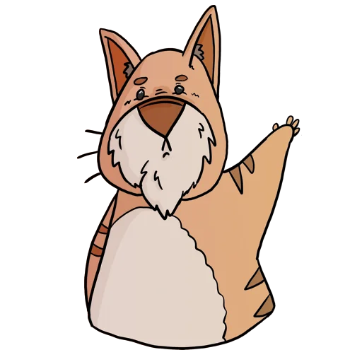 Стикерпак Cat Beard для Telegram