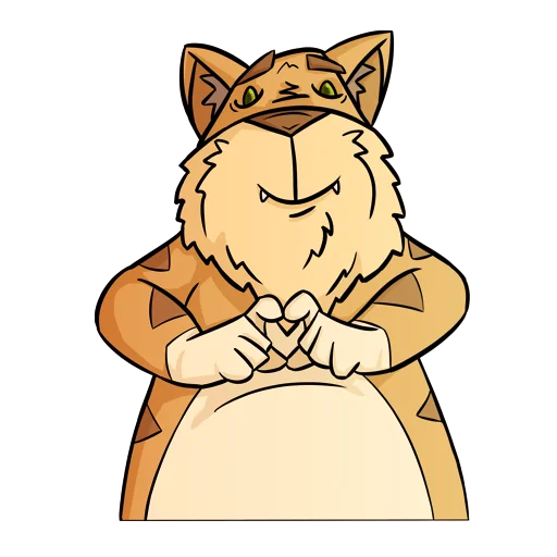 😘 Стикер «Cat Beard» для Telegram