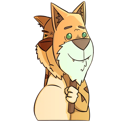 🥲 Стикер «Cat Beard» для Telegram