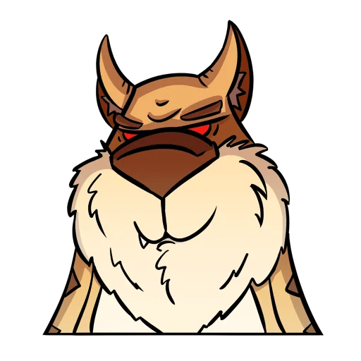 😈 Стикер «Cat Beard» для Telegram