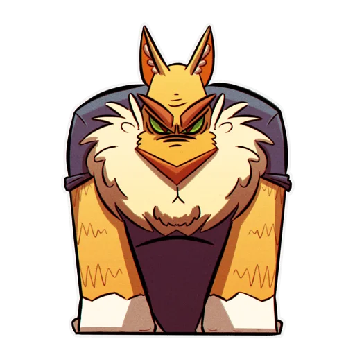 😡 Стикер «Cat Beard» для Telegram