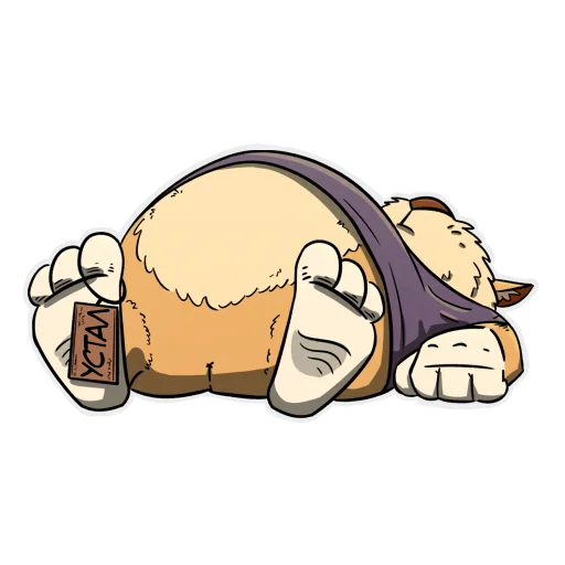 🥱 Стикер «Cat Beard» для Telegram