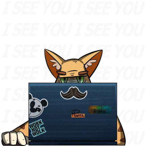🤨 Стикер «Cat Beard» для Telegram