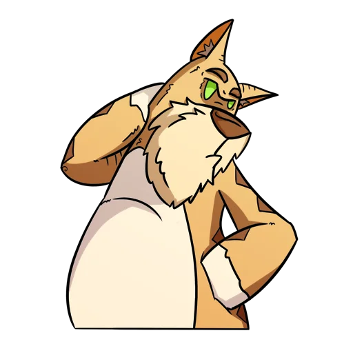 🫤 Стикер «Cat Beard» для Telegram