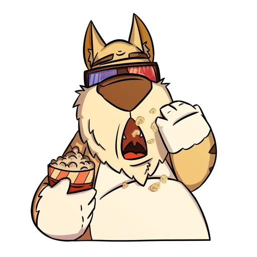 🎬 Стикер «Cat Beard» для Telegram