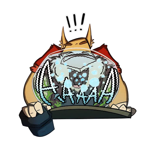 😫 Стикер «Cat Beard» для Telegram