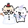 ⛄️ Эмодзи «cat basil» для Telegram