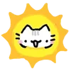 ☀️ Эмодзи «cat basil» для Telegram