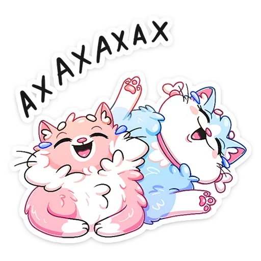 😂 Стикер «Замурчательная парочка» для Telegram