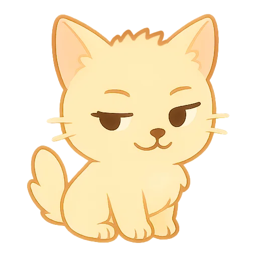 😏 Стикер «Мурлыкающие эмоции» для Telegram