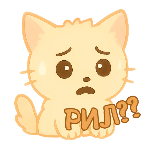 😓 Стикер «Мурлыкающие эмоции» для Telegram