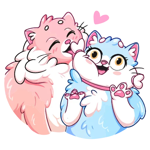 ❤️ Эмодзи «Замурчательная парочка» для Telegram