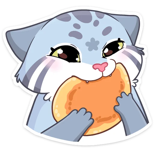 🥞 Стикер «Набор поставляет как стиль к набору Манул Ур» для Telegram