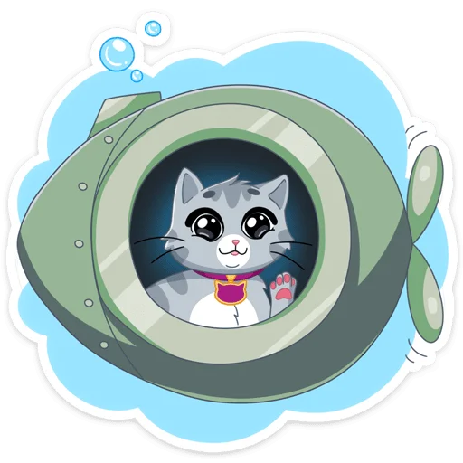 😶 Стикер «Замурррчательная сказка» для Telegram