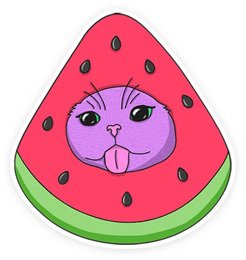 🤪 Стикер «purrr» для Telegram