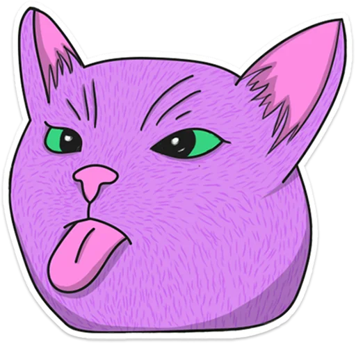 😝 Стикер «purrr» для Telegram