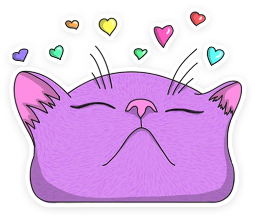 🥰 Стикер «purrr» для Telegram