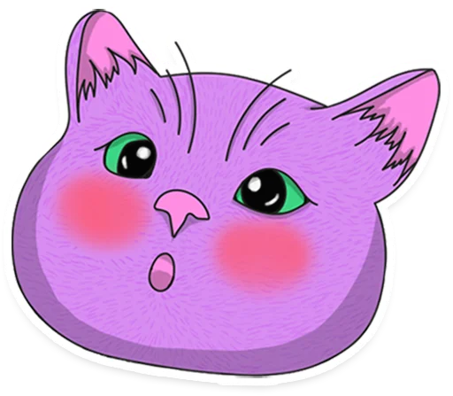 😯 Стикер «purrr» для Telegram