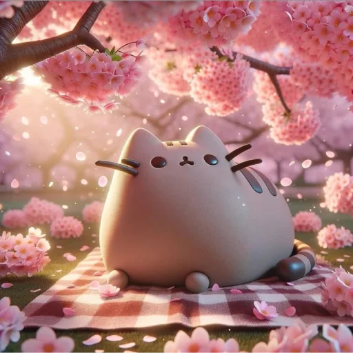 🇯🇵 Стикер «AI Pusheen» для Telegram