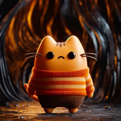 ☹️ Стикер «AI Pusheen» для Telegram