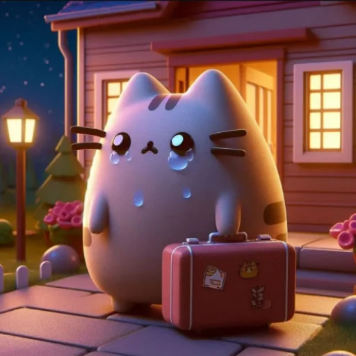😭 Стикер «AI Pusheen» для Telegram