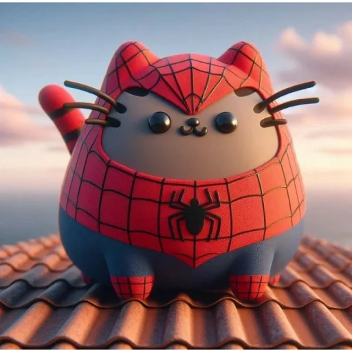 🕷 Стикер «AI Pusheen» для Telegram