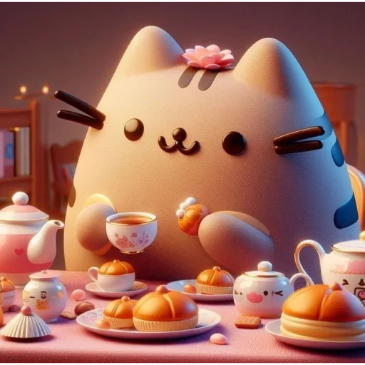🍪 Стикер «AI Pusheen» для Telegram