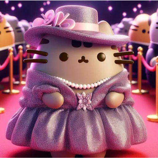 👗 Стикер «AI Pusheen» для Telegram