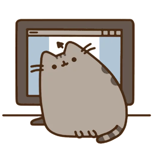 🖥 Стикер «Pusheen 2.0» для Telegram