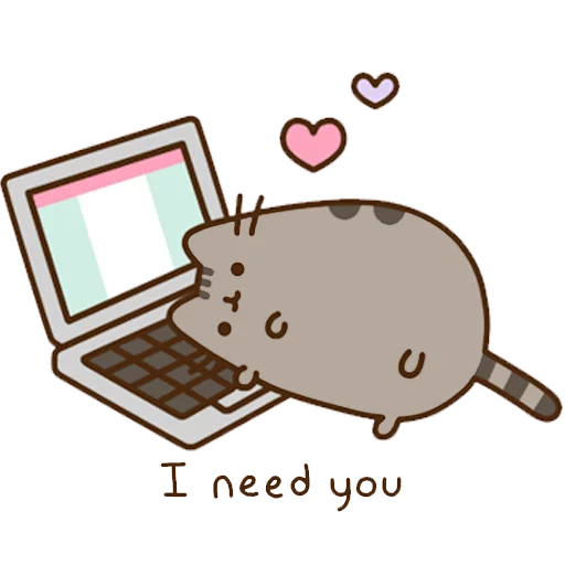 💕 Стикер «Pusheen 2.0» для Telegram