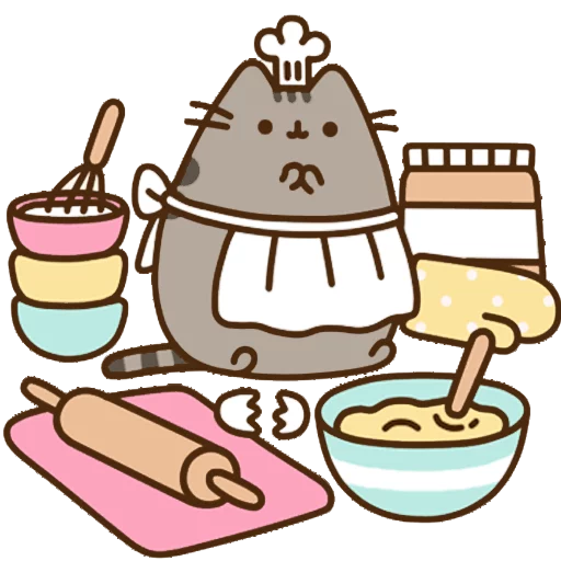 🍴 Стикер «Pusheen 2.0» для Telegram