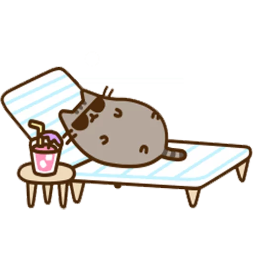 🌴 Стикер «Pusheen 2.0» для Telegram