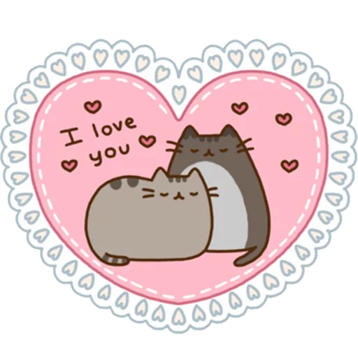 ❤ Стикер «Pusheen 2.0» для Telegram