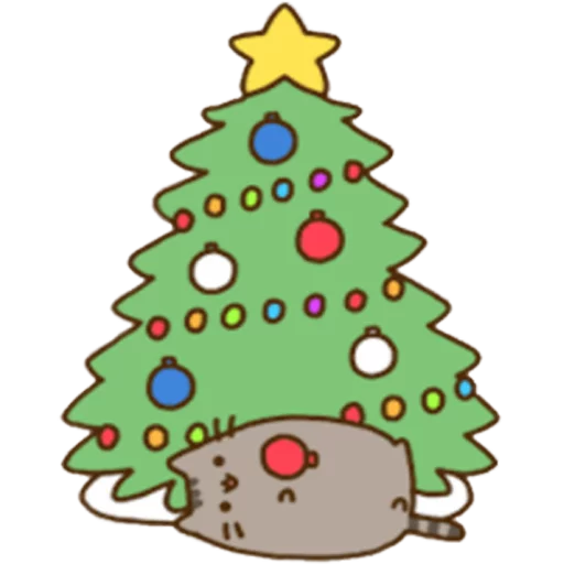 🎄 Стикер «Pusheen 2.0» для Telegram