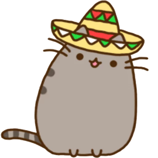 👒 Стикер «Pusheen 2.0» для Telegram