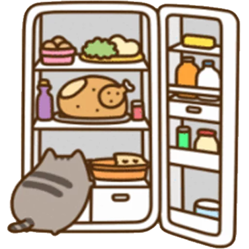 🍴 Стикер «Pusheen 2.0» для Telegram